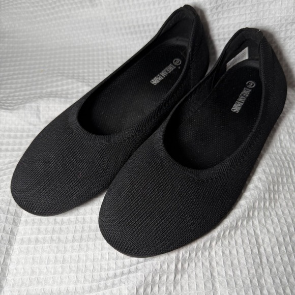 Dream Pairs Shoes - Dream Pairs Womens Knit Ballet Flats Black Round Toe Slip On SDFA2423W Size 9